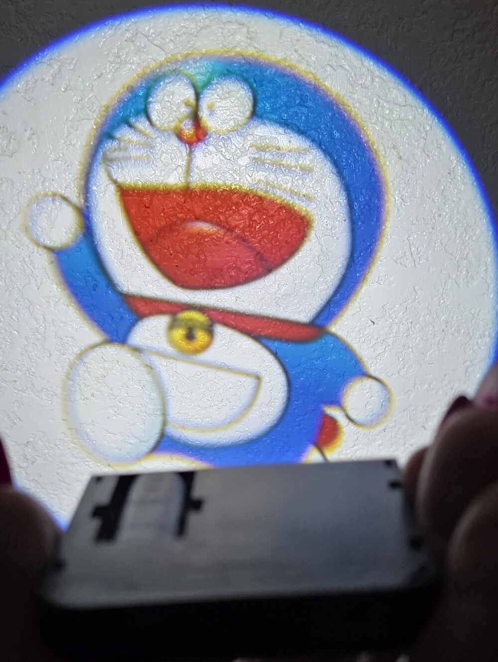 2 Wireless universal Doraemon car door LED projector lights